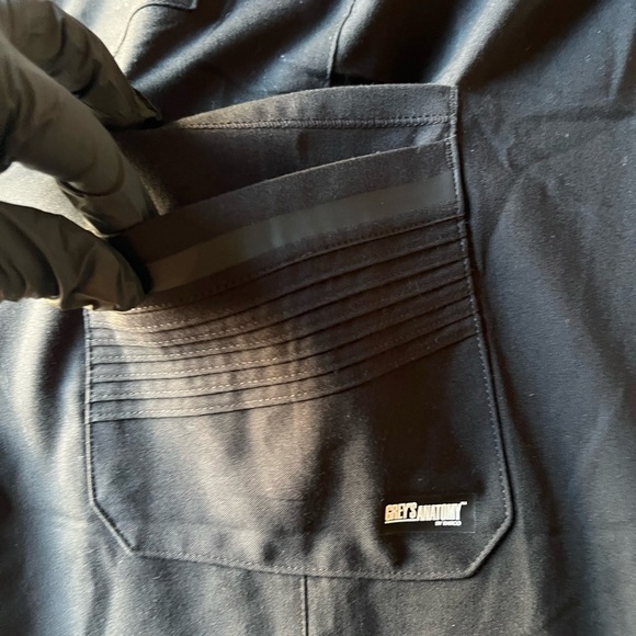 Grey’s Anatomy Professional Wear by Barco “IMPACT” Black Size  XLP - Picture 4 of 10